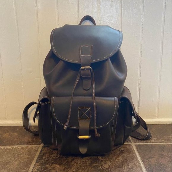 Genuine leather backpack - Picture 1 of 2